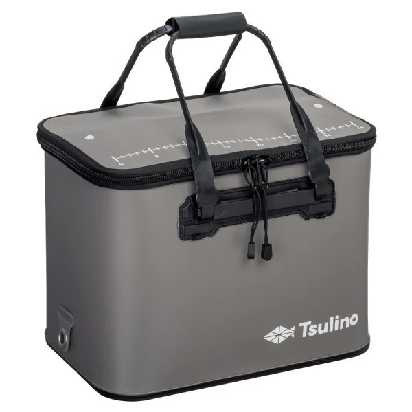 セミハードバッカン【肉厚EVA採用で丈夫/磯/堤防】(40cm-クールグレー)